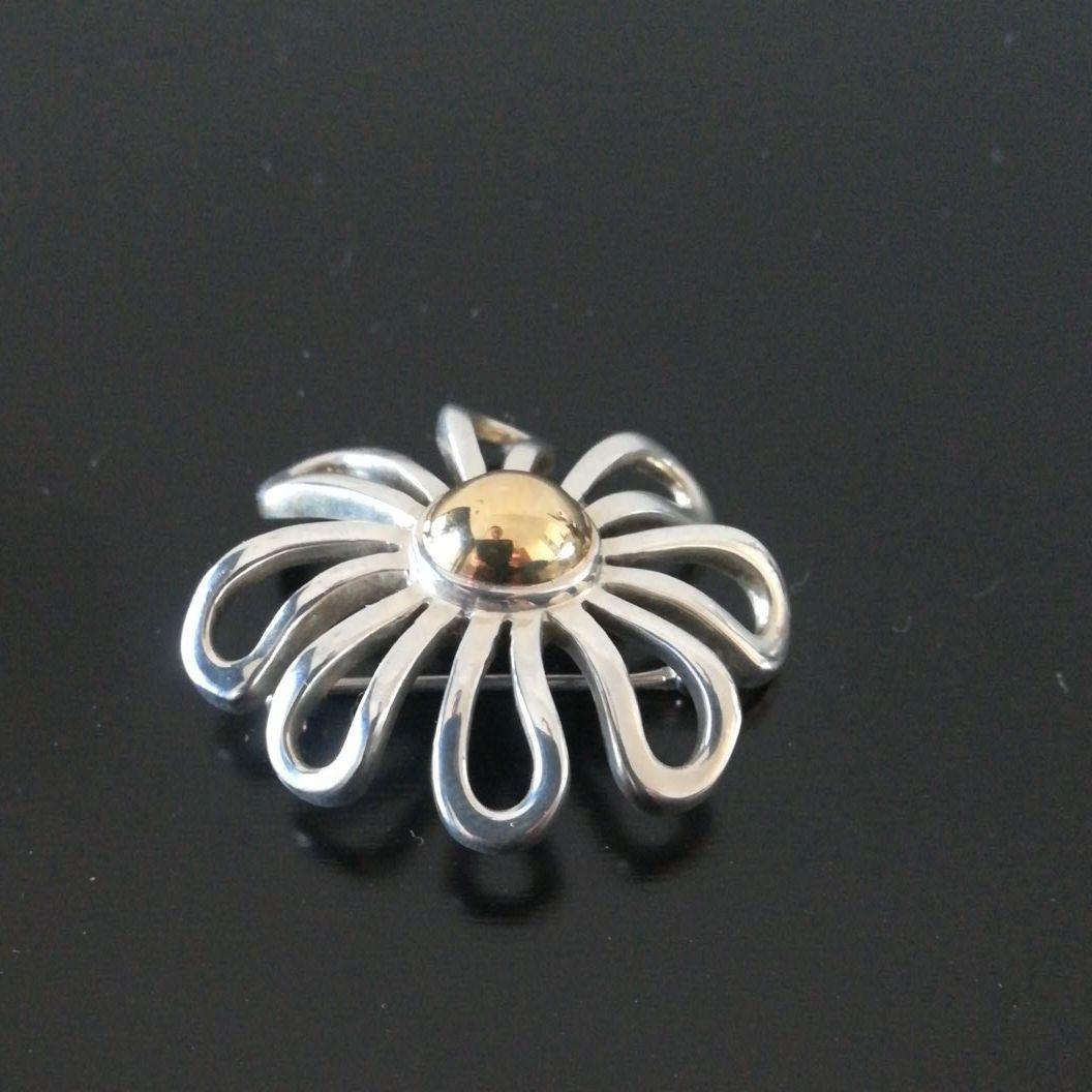 ティファニー　SV925/750 　デイジー ブローチ パロマピカソ