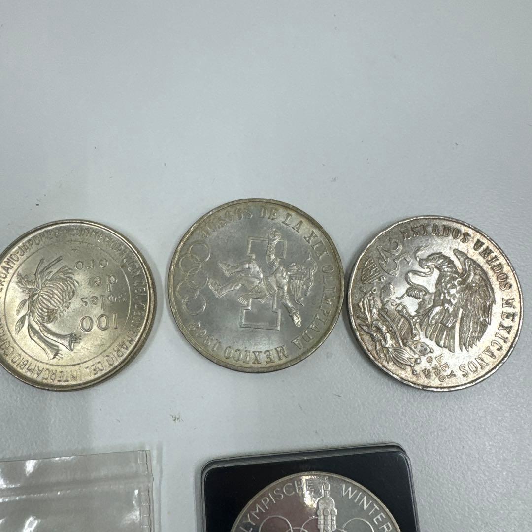 記念銀貨　8点まとめ