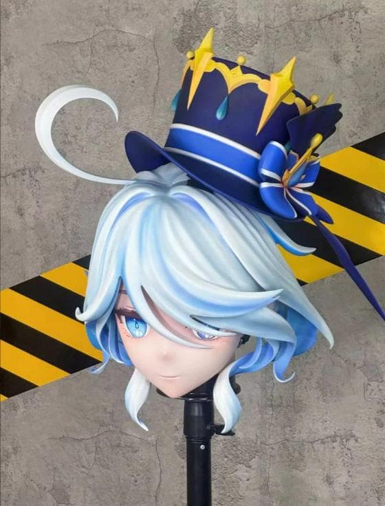 全頭面・硬質マスク　原神 フリーナ 着ぐるみ マスク kigurumi コスプレ