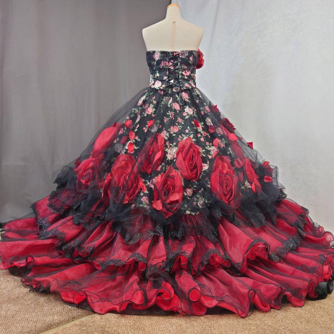 再入荷★13-15号サイズ★クラウディア高級カラードレス