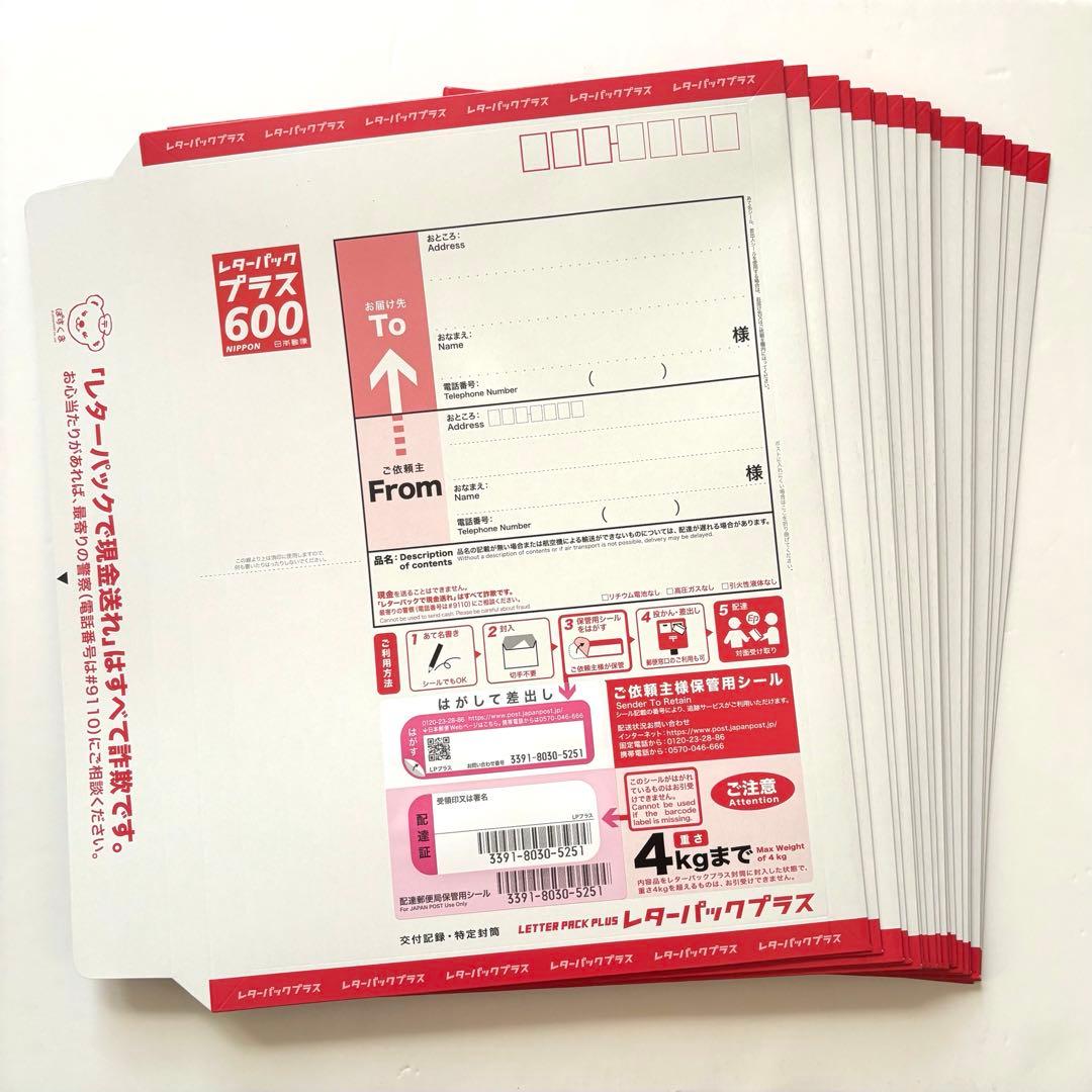 レターパック プラス 600 21枚