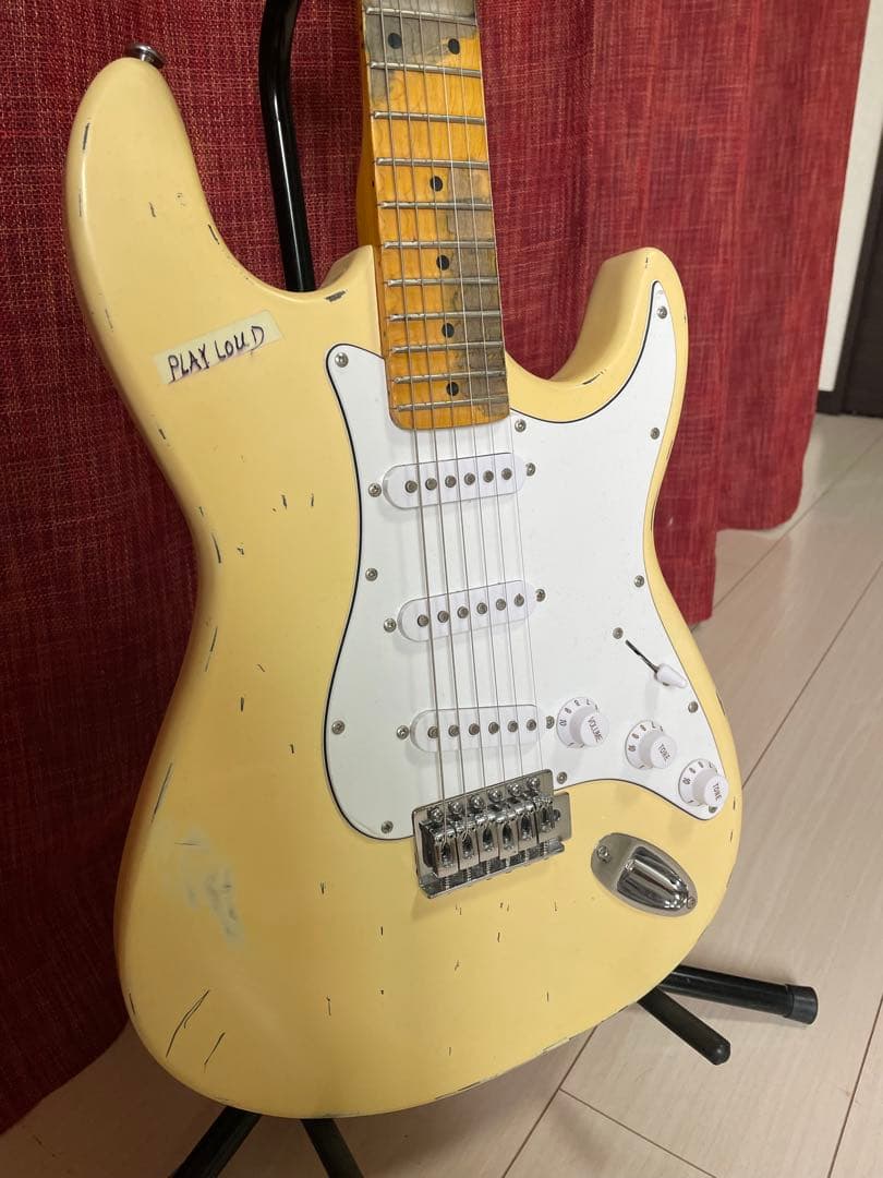 Stratocaster duck風　レリック加工