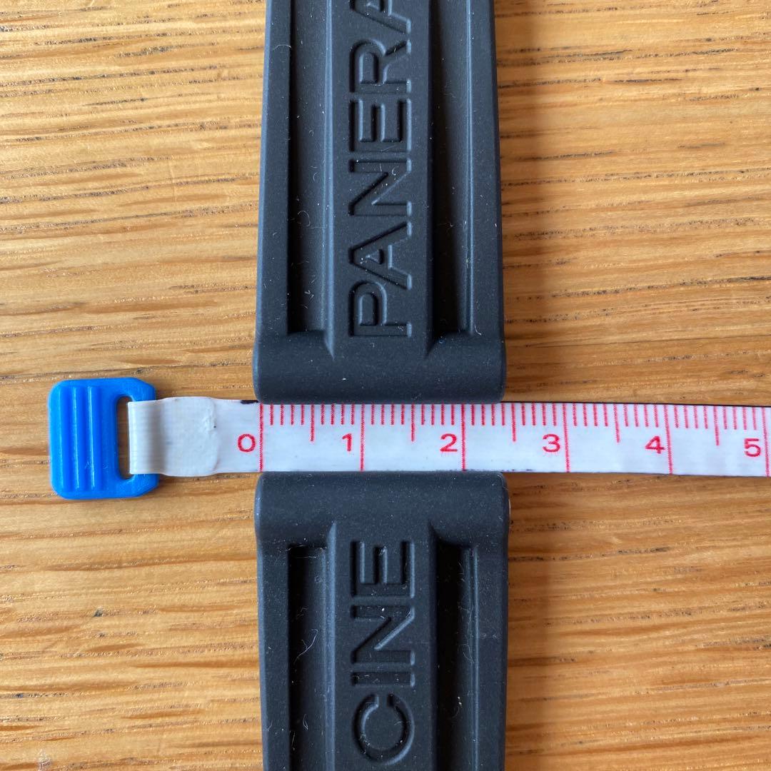 PANERAI 純正ラバーベルト ブラック 24mm 75-125mm 未使用品