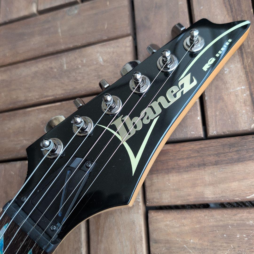 ibanez RG421QM 指板のツリー・オブ・ライフはシールです。