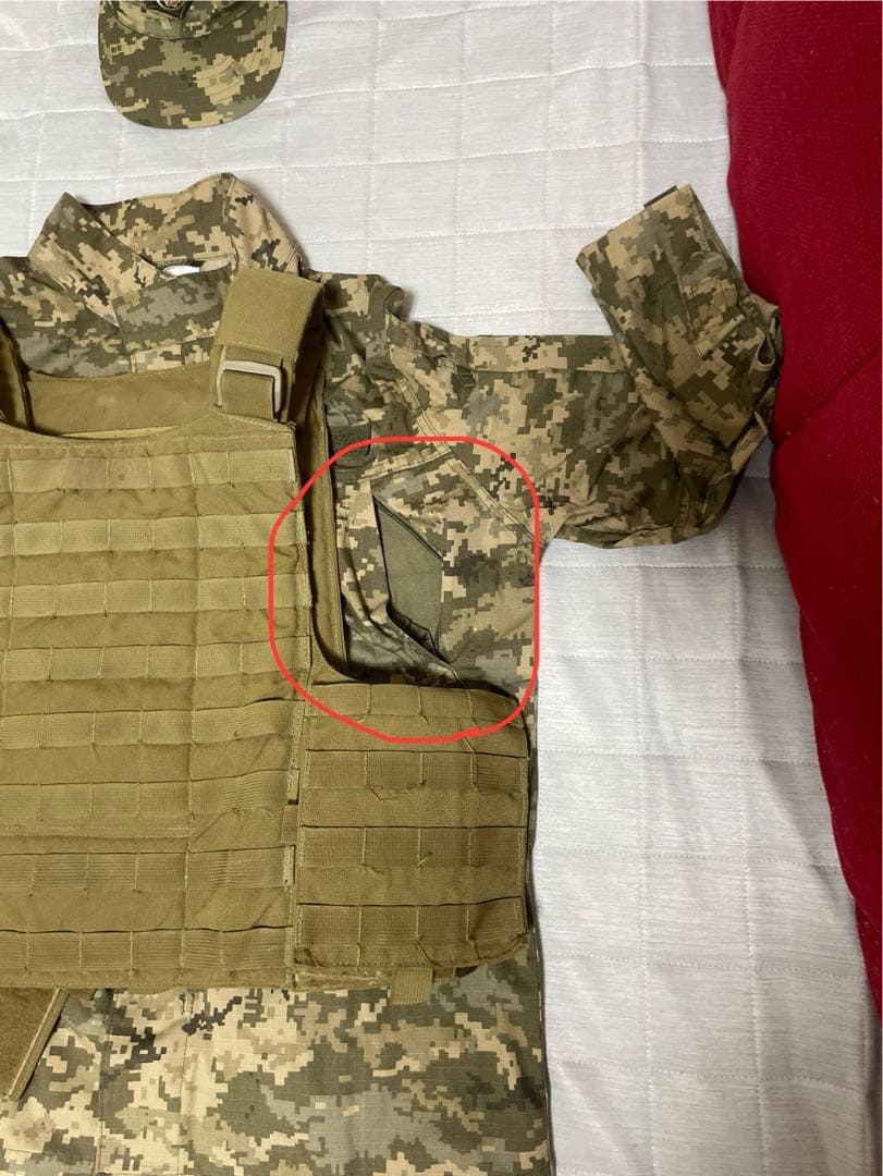 　MM-14 迷彩服　オーダーメイドレプリカ　帽子付き　XLサイズ相当