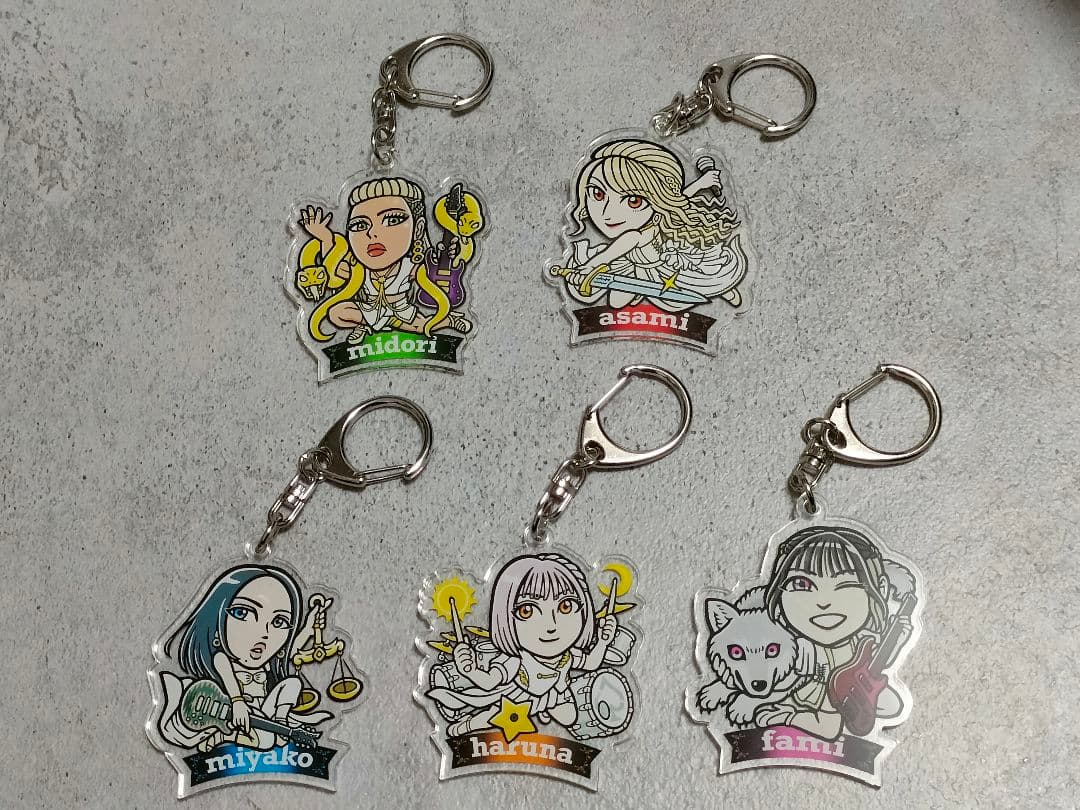 LOVEBITES アクリルキーホルダー 全5種セット　ラブバイツ