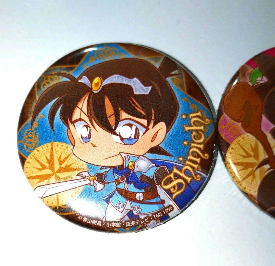 名探偵コナン 真夏の大冒険 那須ガーデンアウトレット 缶バッジ 毛利蘭 工藤新一