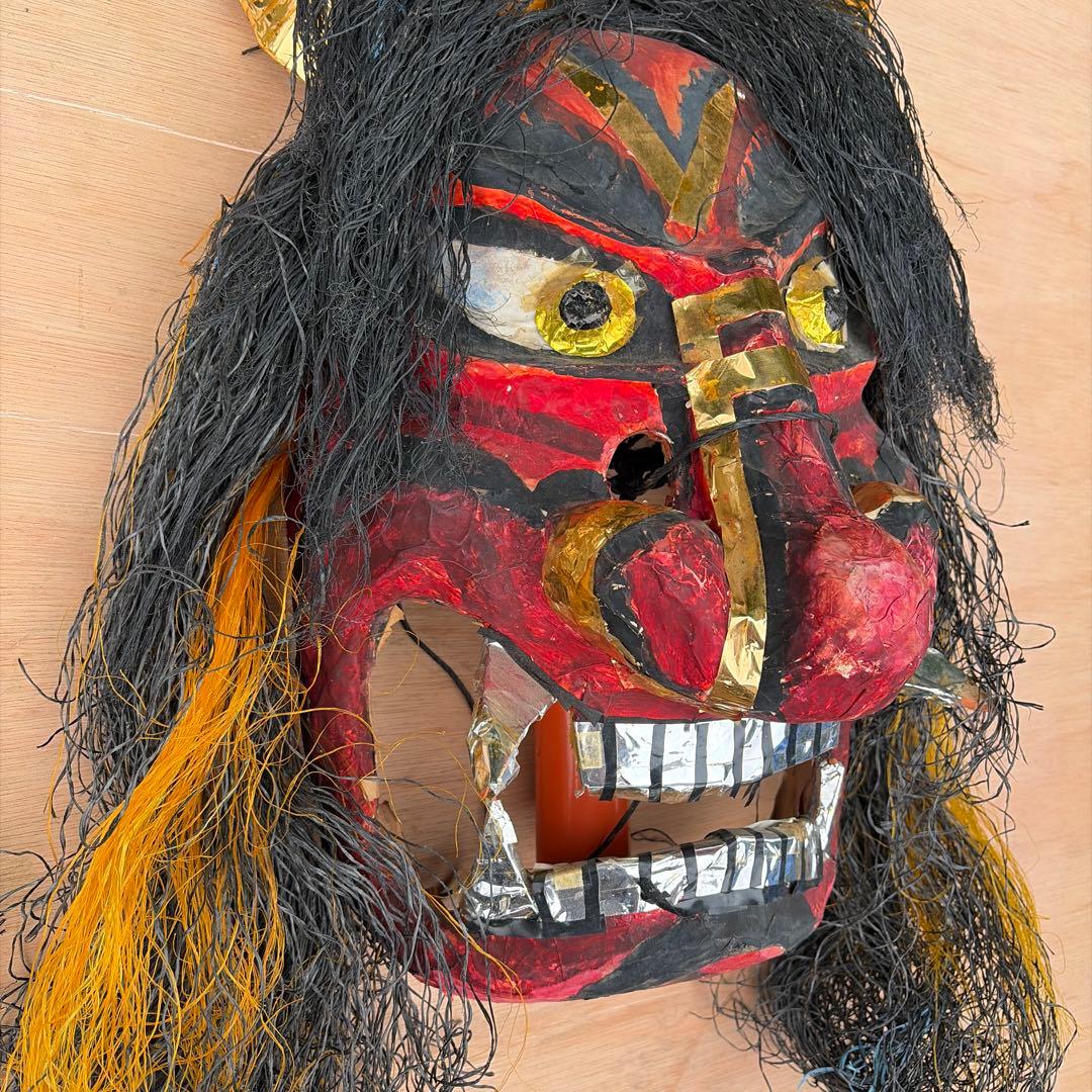 ユニークななまはげ お面 張子 大