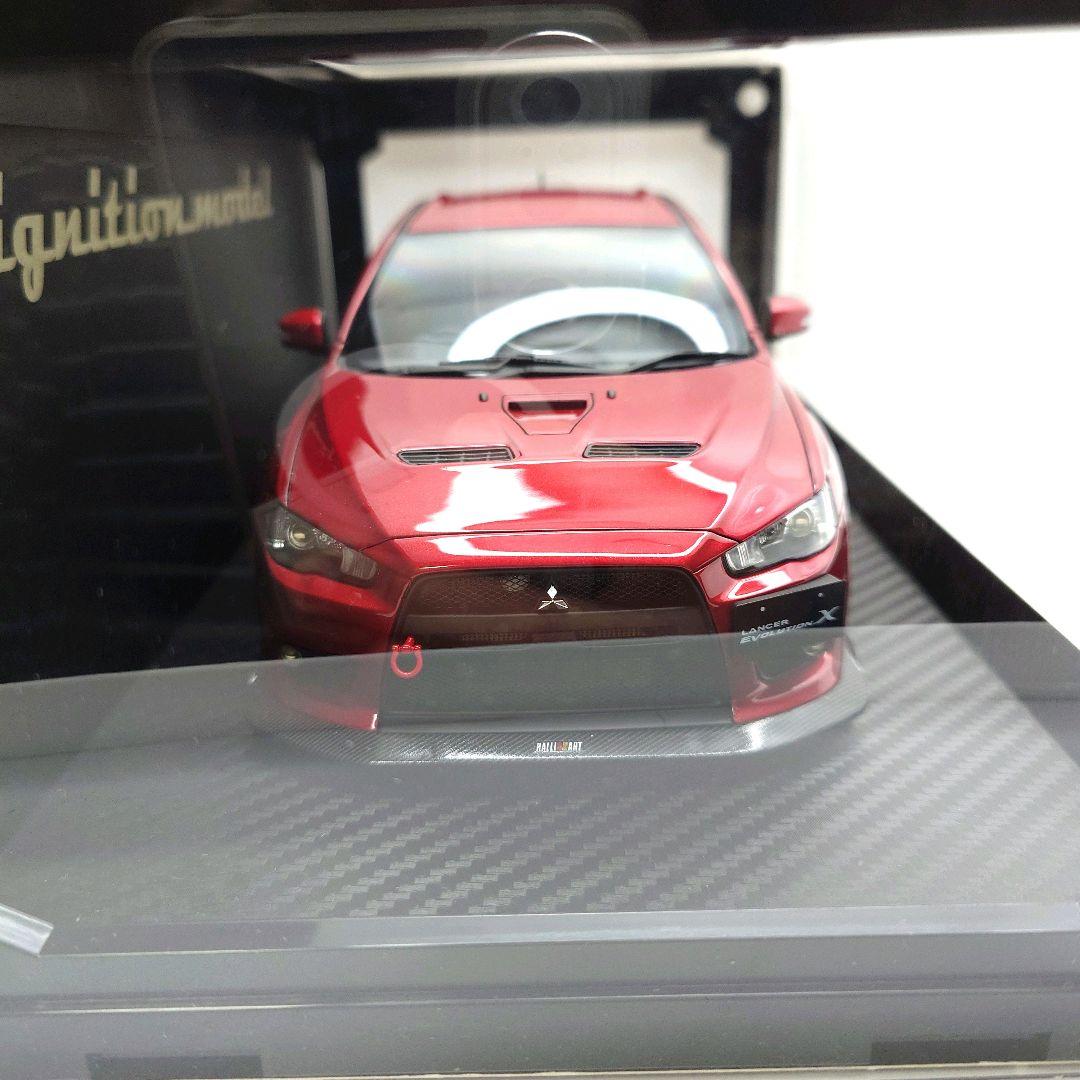 イグニッションモデル　1/18ランサーエボリューションX Red