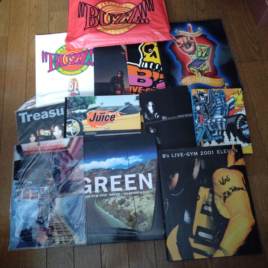 B'z ライブグッズセット94年～本・クリアファイル・ツアーパンフレットセット