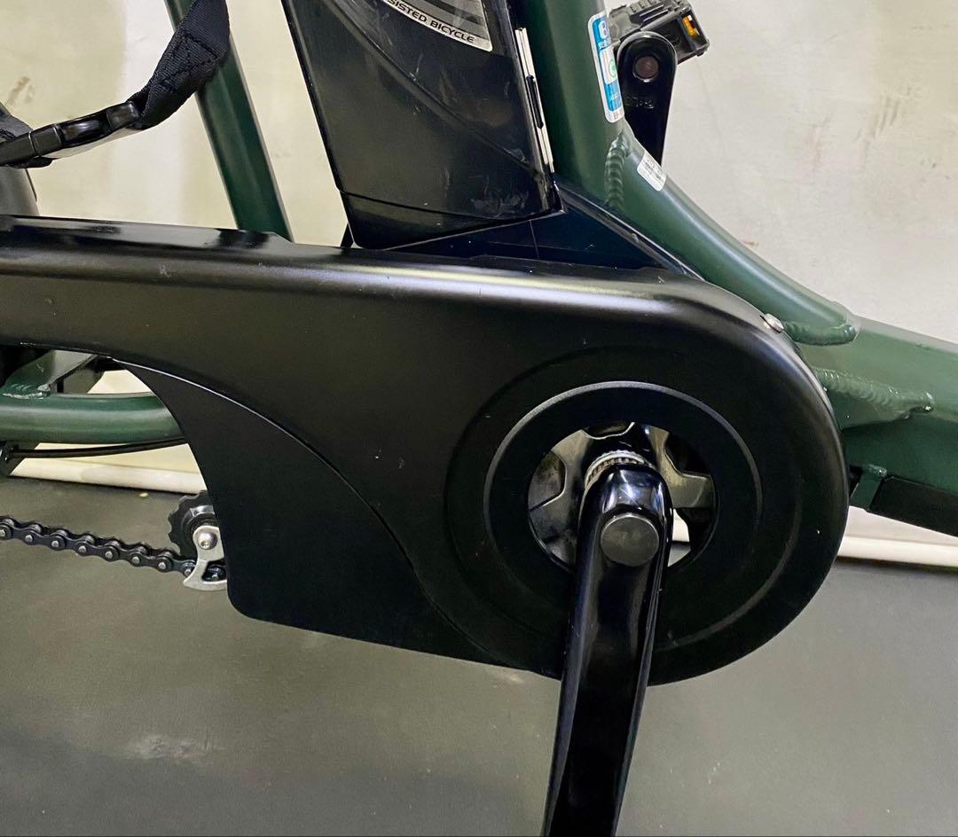 1年保証 送料無料　パナソニック　ギュットアニーズ　カーキ色　電動アシスト自転車