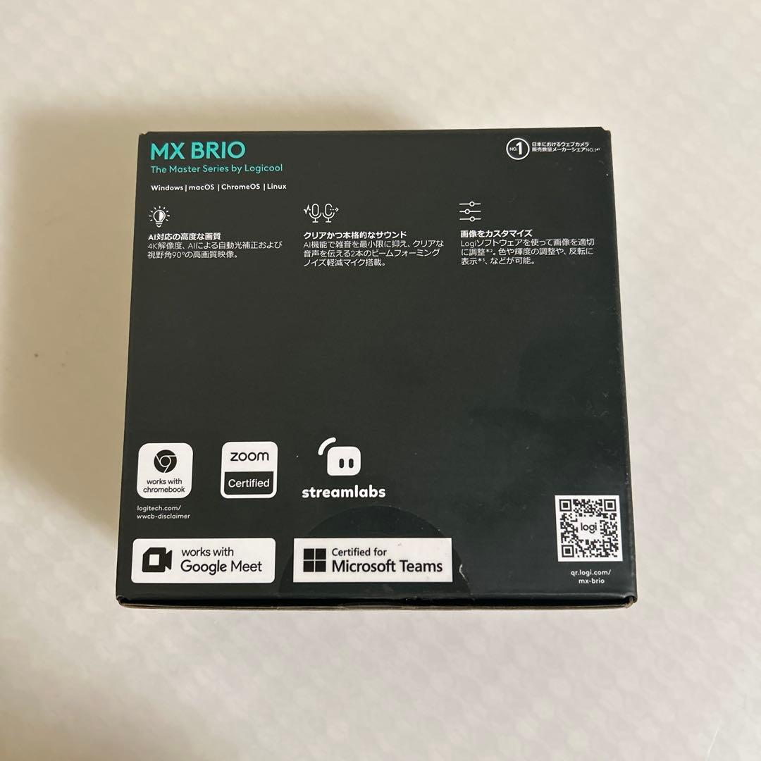 Logicool MX BRIO 4K Webカメラ
