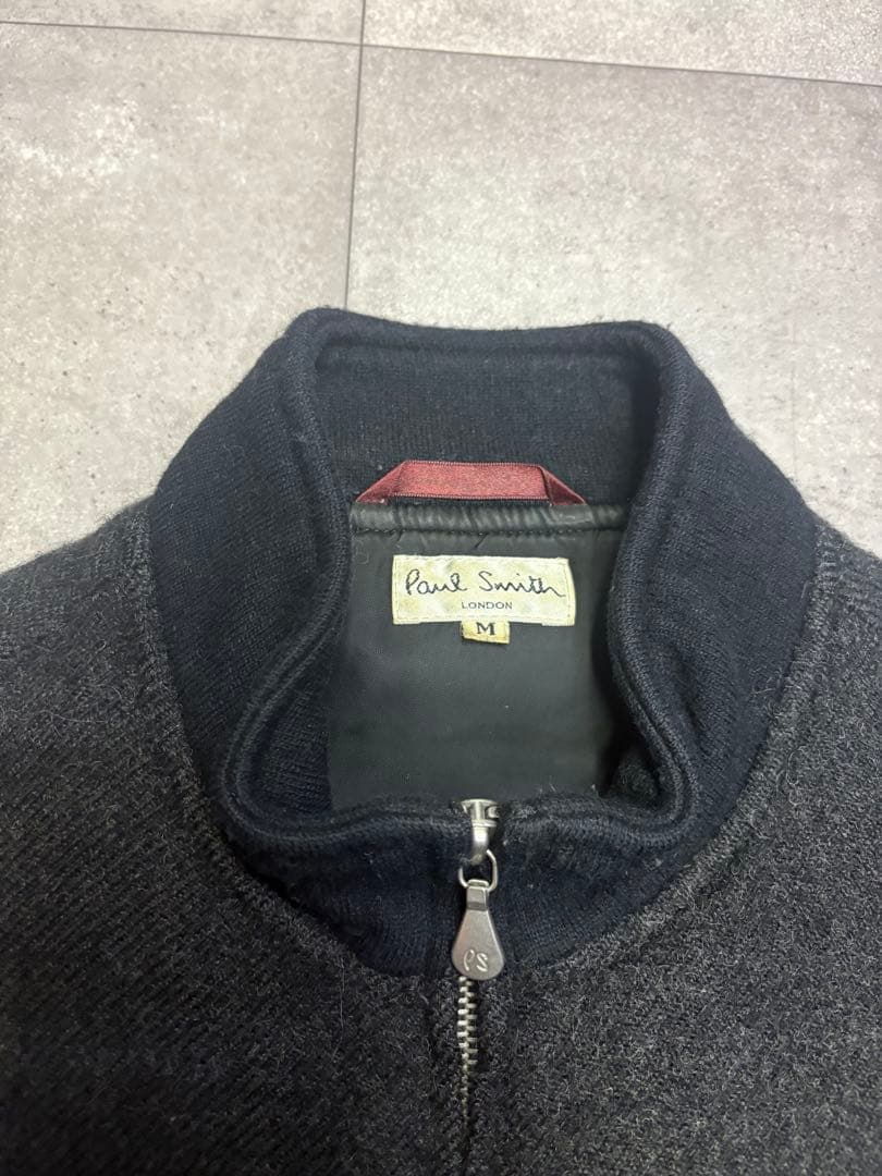 【希少】Paul Smith ポールスミス ウールジャケット ジップアップ