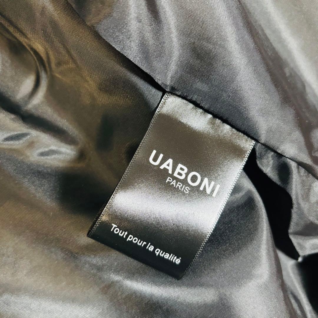 【新品】UABONI レザージャケット フランス 最上級牛革 XL ベッカム愛用