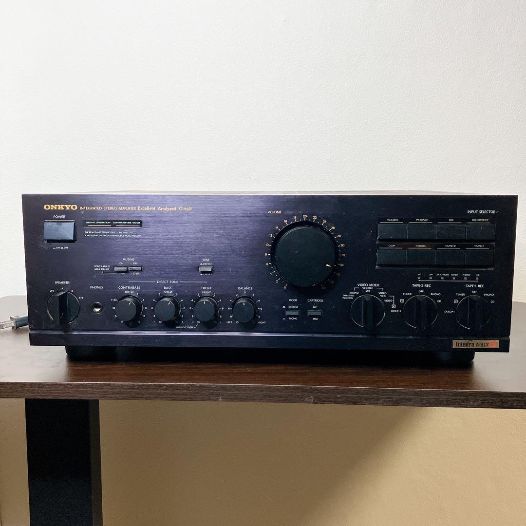 動作品】ONKYO オンキョー プリメインアンプ Integra A-817XX