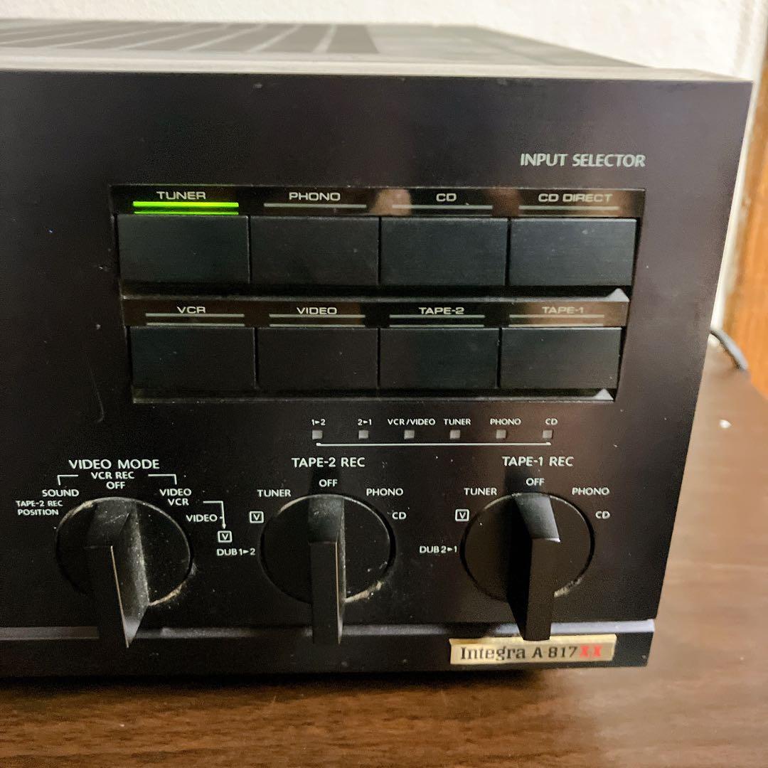 動作品】ONKYO オンキョー プリメインアンプ Integra A-817XX