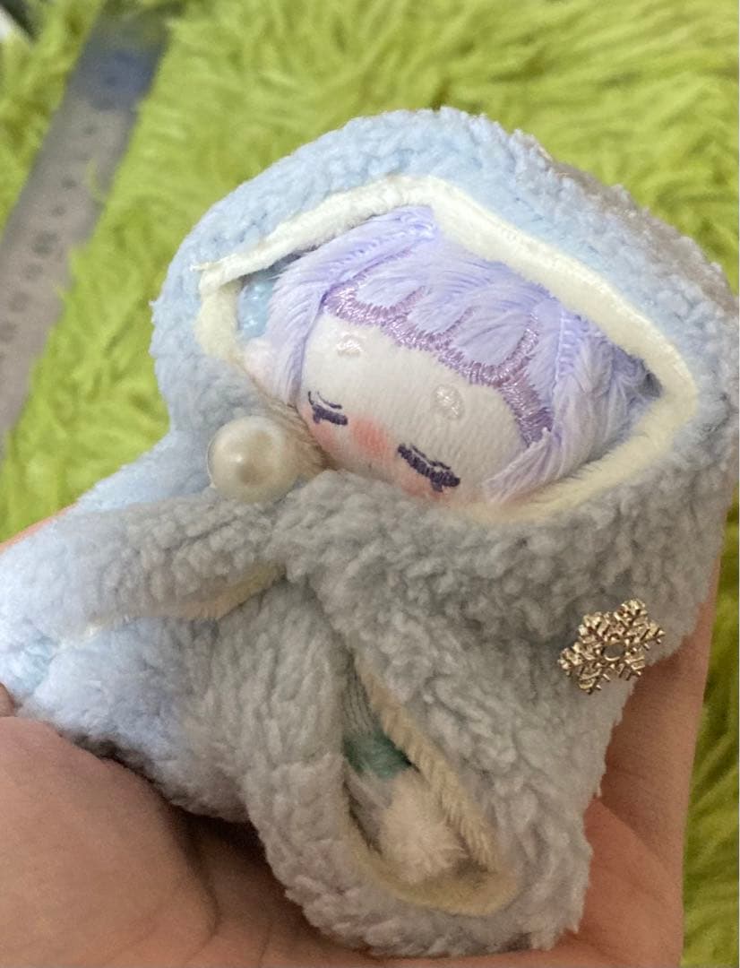 自作ぬいぐるみ・薄紫と水色の子