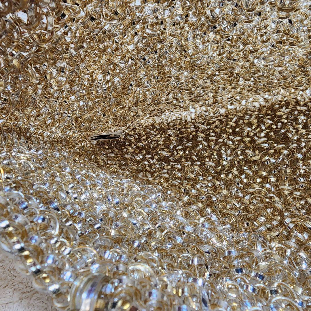 アンテプリマ ゴールド ワイヤーバッグ インナーポーチ ラインストーン 付属品有