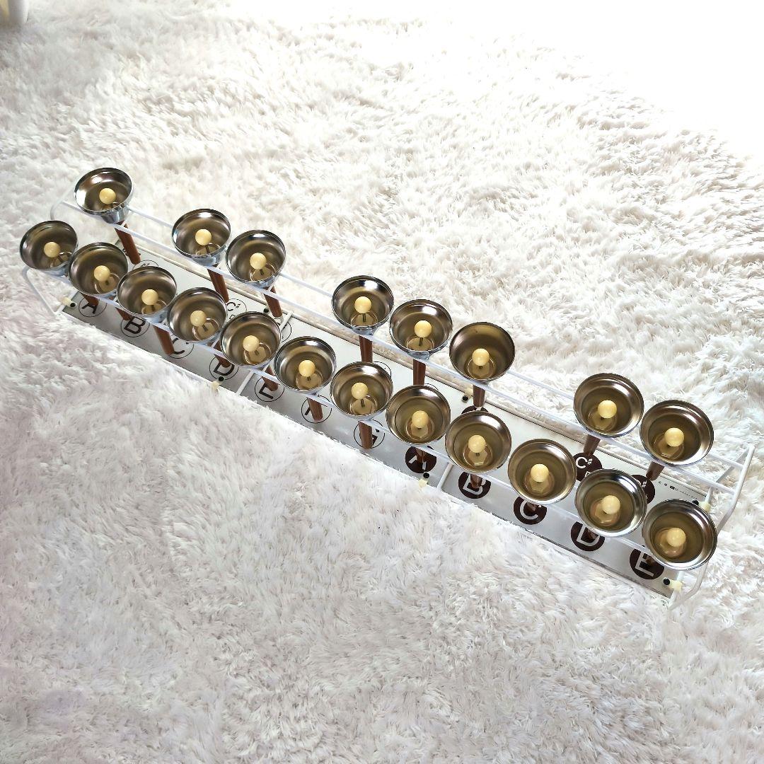 ミュージックベル✨️ 内田洋行 20音 スタンド UCHIDA ハンドベル