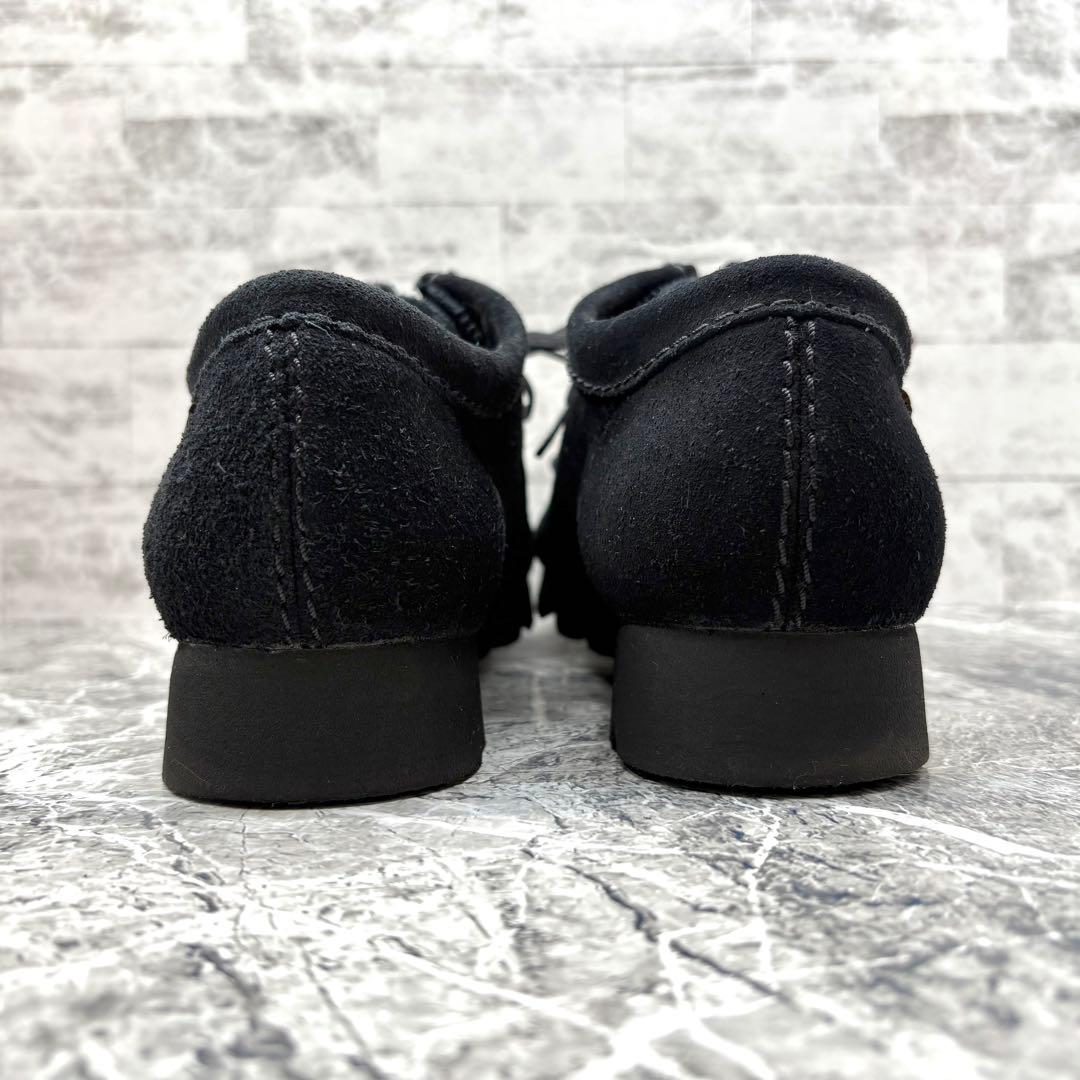 美品✨ クラークス ワラビー 25.5 ゴアテックス GTX ブラック スエード