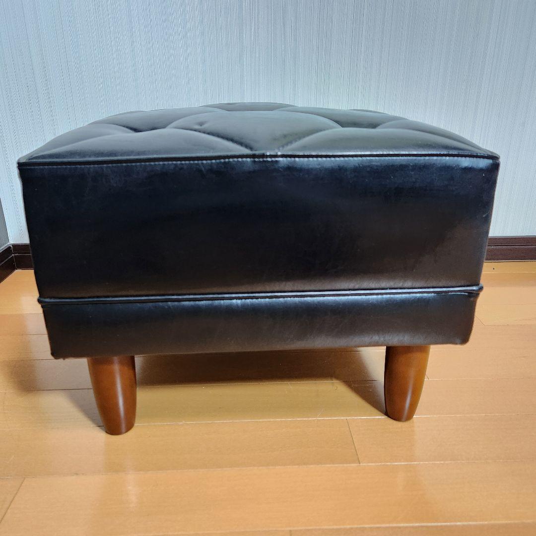 【美品】カリモク 60　オットマン　ブラック　Kチェア karimoku