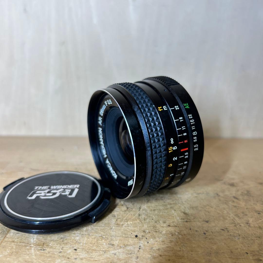 Konica FS-1+銘玉HEXANON AR 28mm f3.5 完動極美品