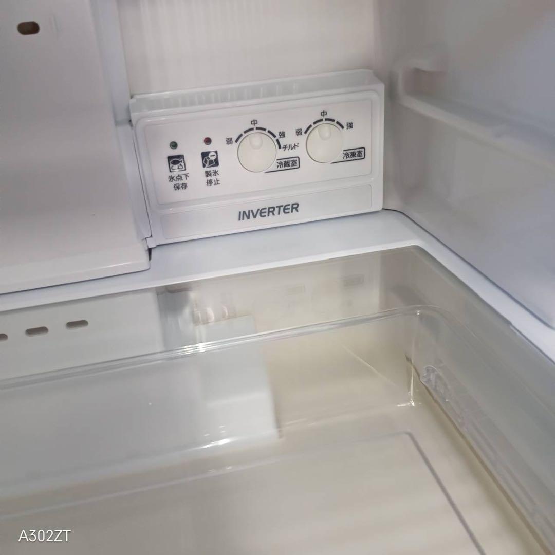 449三菱 大型冷蔵庫 330L 300L強 自動製氷 右開き 3ドア ブラウン