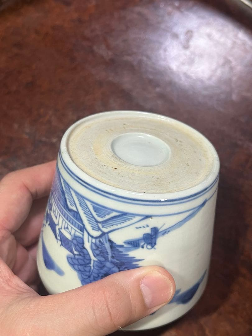 古伊万里　蕎麦猪口　無傷完品　鍋島　そば猪口　大振　柿右衛門　今右衛門　民藝