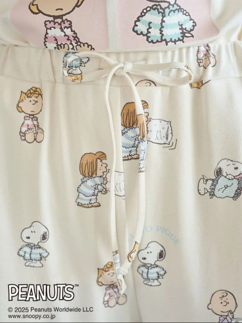 gelato pique【PEANUTS】オリジナルアート 総柄ロングパンツ