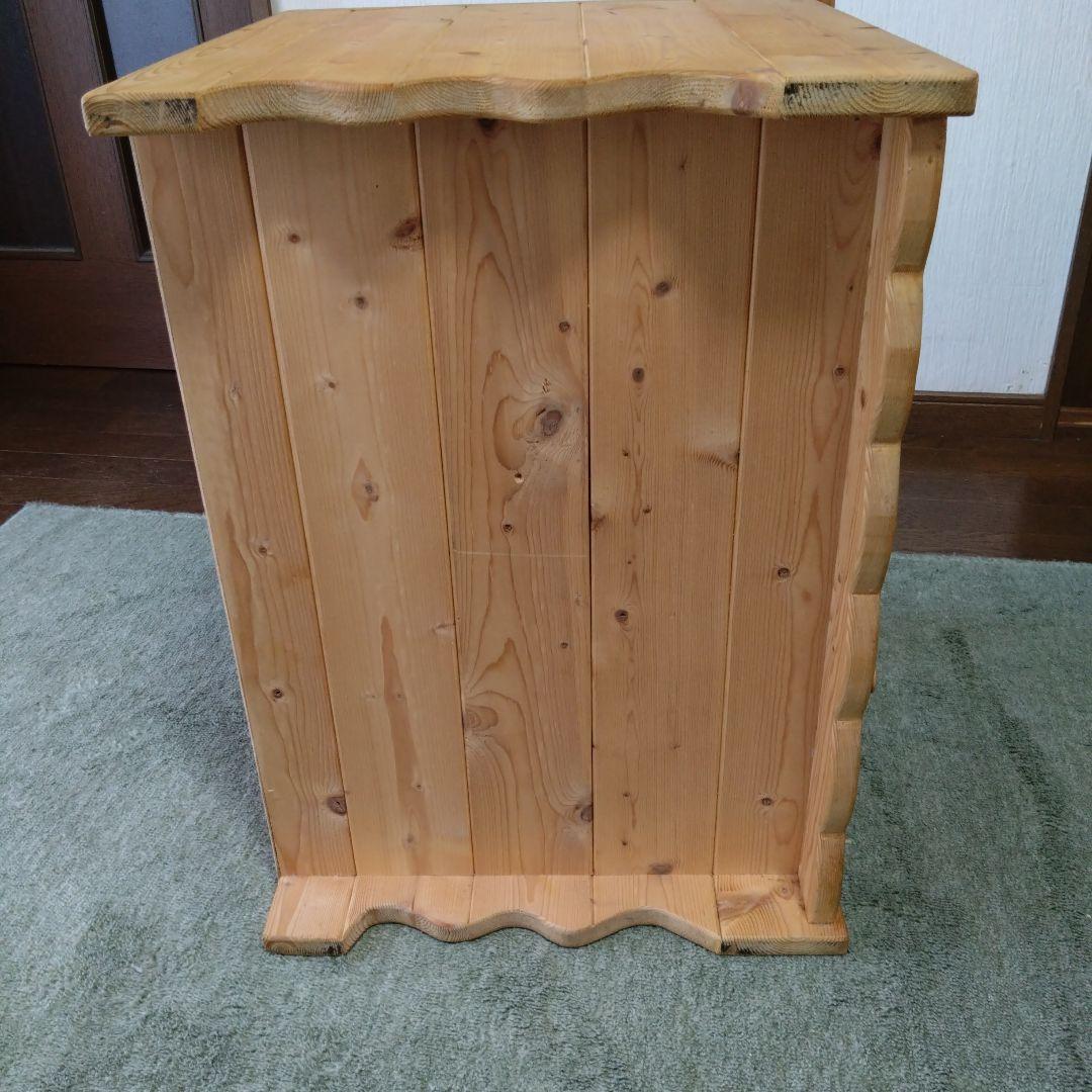 【カリレ】カントリー家具　ハンドメイド　ナチュラルウッド テレビボード