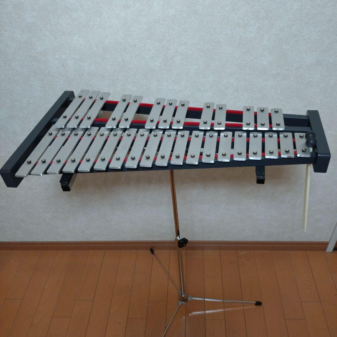 全音　グロッケン　226Z 　32音半音付き（マレット・スタンド・ケース付き）