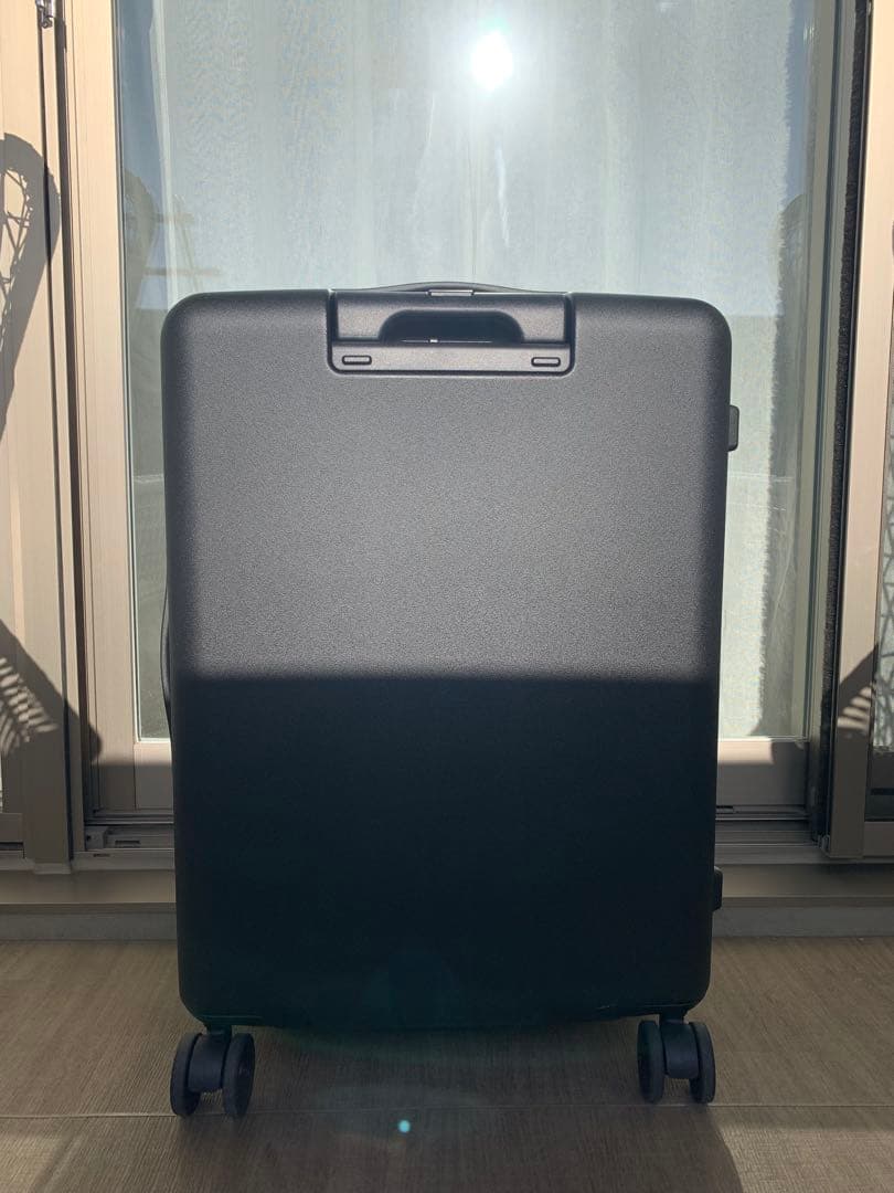 aucentic スーツケース キャスターストッパーキャリー シンプルブラック