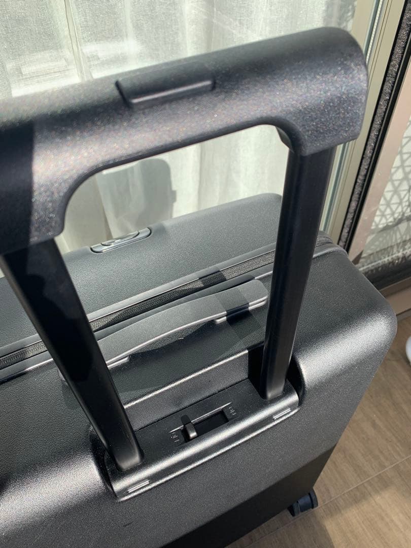 aucentic スーツケース キャスターストッパーキャリー シンプルブラック