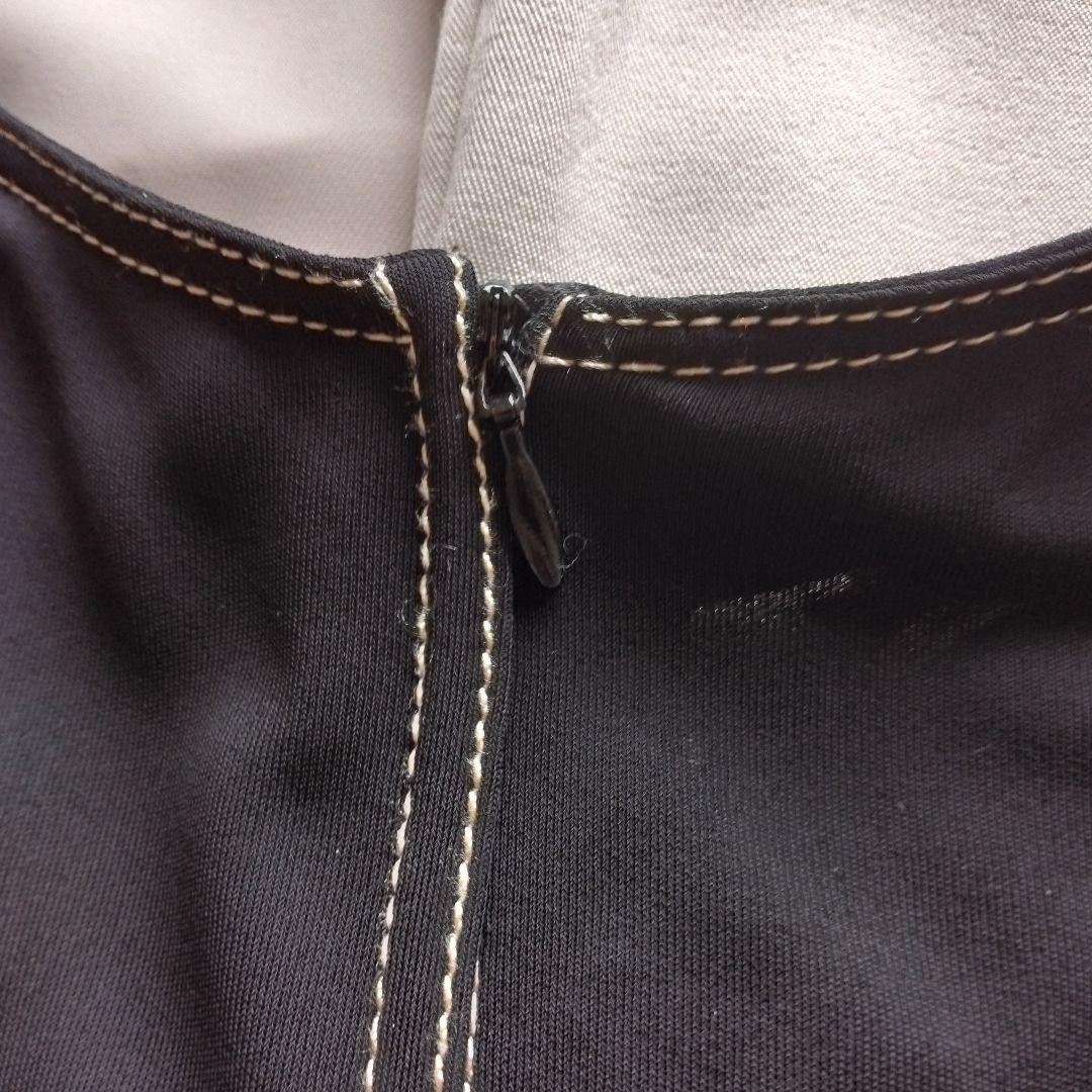 い*ご様 エルメス☆フロントドレープ☆フレアスカートブラック