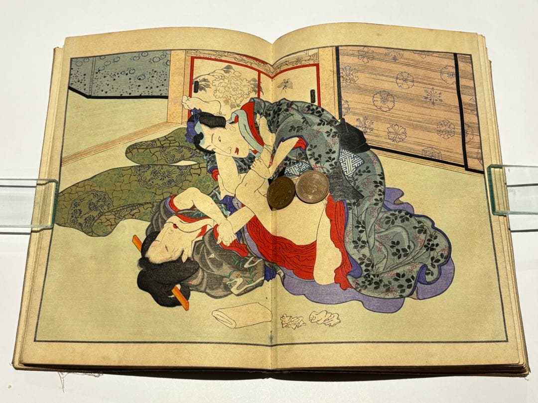 「艶姿娛集余情」楊洲周延画 明治初期刊 揃3冊|艶本 春画 浮世絵 和本