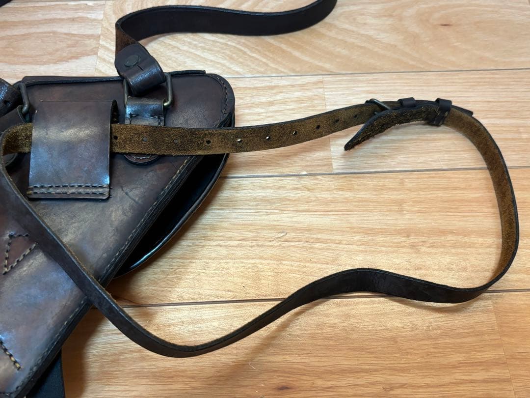 南部十四年式 拳銃嚢 斜革付