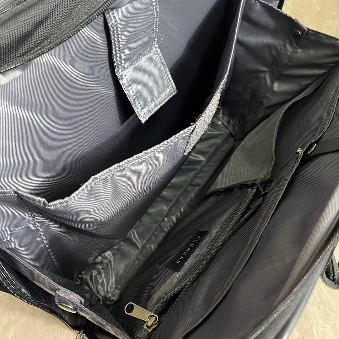 ACEGENE ビジネスバッグ キャリーバッグ 2輪 機内持込可 鍵付 出張