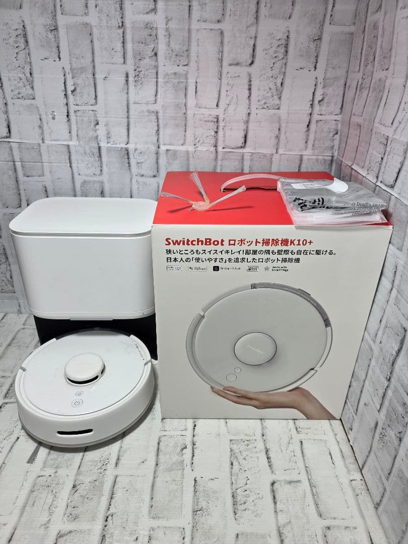 掃除機・クリーナー SwitchBot Robot Vacuum K10+ W3011021