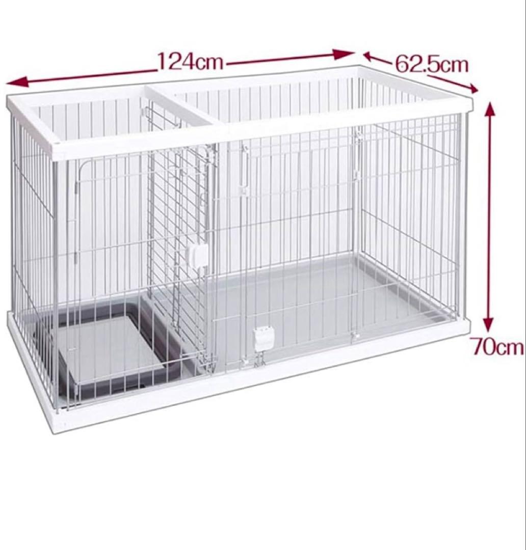 ドッグルームサークル ホワイト W24759