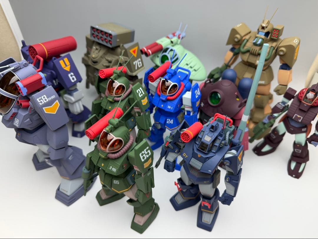 プラモデル　全塗装完成品　マックスファクトリー太陽の牙ダグラム　18点セット