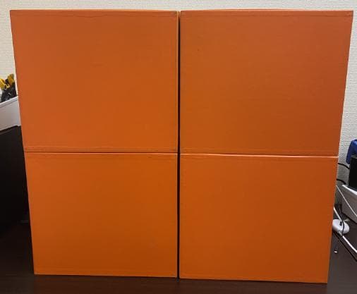 エルメス Hermes 4個 空箱No095 34x38x15