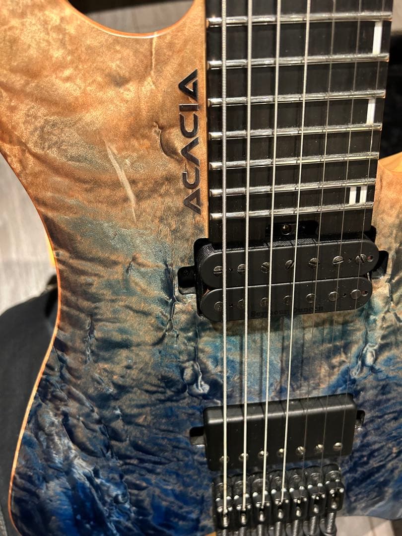 Acacia guitars MEDUSA 7弦ヘッドレス