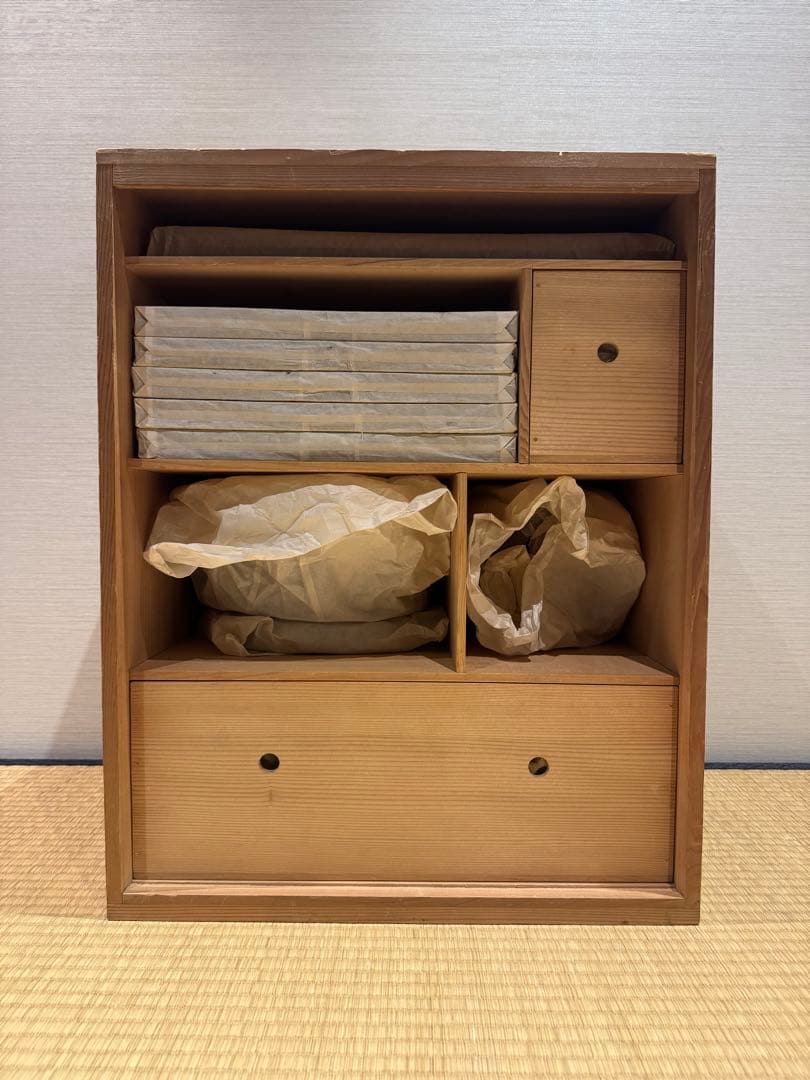 輪島塗 塗師 角藤弘悦 懐石道具 五客揃 共箱 引き盃 盃台 椀 茶懐石一式