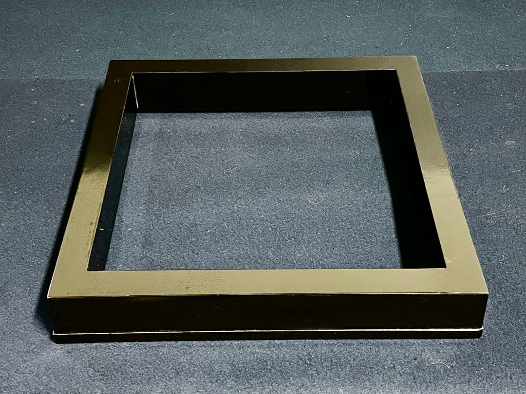 【未使用 美品】「祖」 輪島塗 真塗 炉縁 共箱 茶道具 （1029い1）