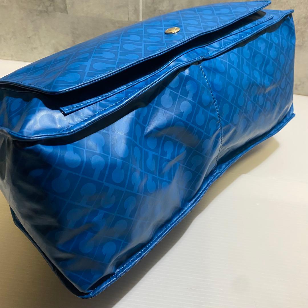 【極美品】GHERARDINI　ソフティ　ショルダーバッグ　ブルー