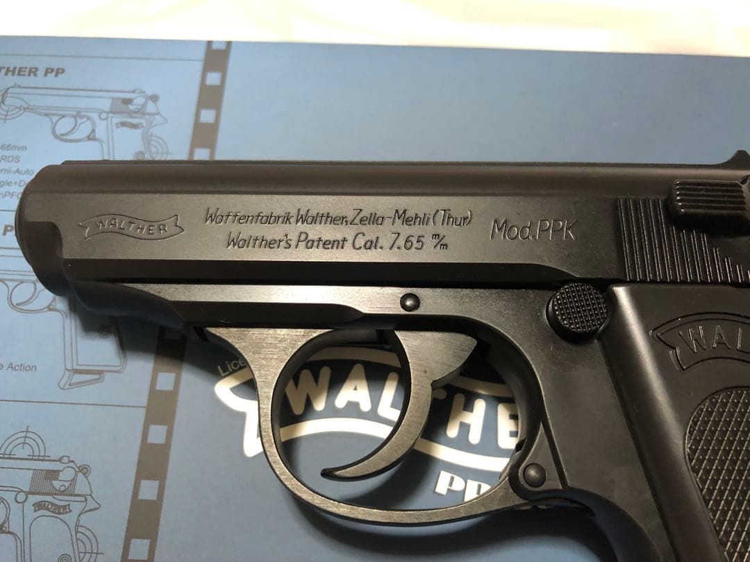 マルシン ワルサーPPK アーリー　マットブラックABS モデルガン 最新ロット