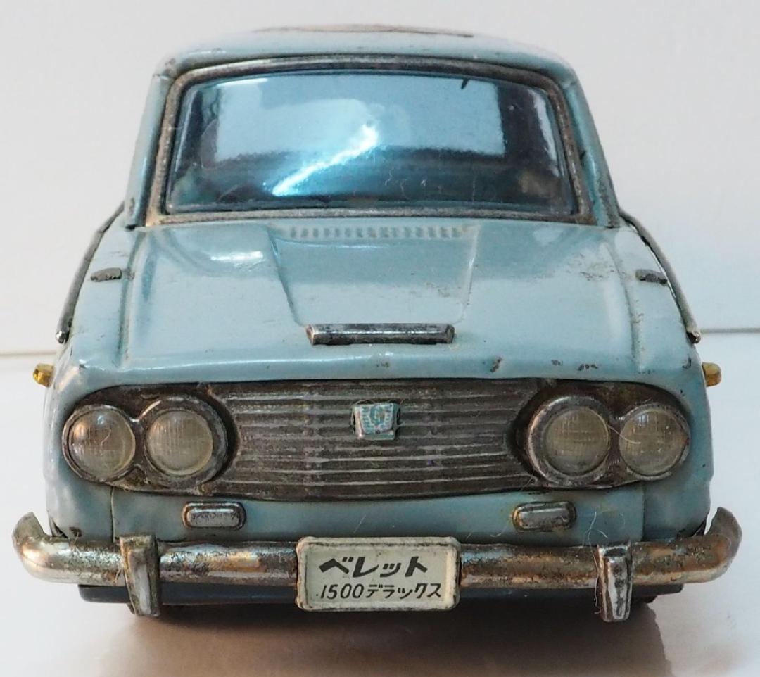 うおち　　萬代屋【イスズベレット1500デラックス水色ミラー欠】ブリキ箱無