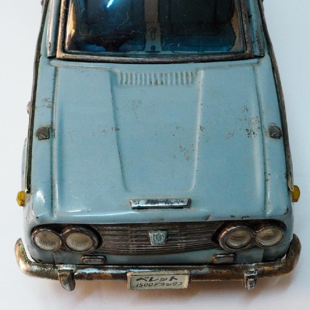 うおち　　萬代屋【イスズベレット1500デラックス水色ミラー欠】ブリキ箱無