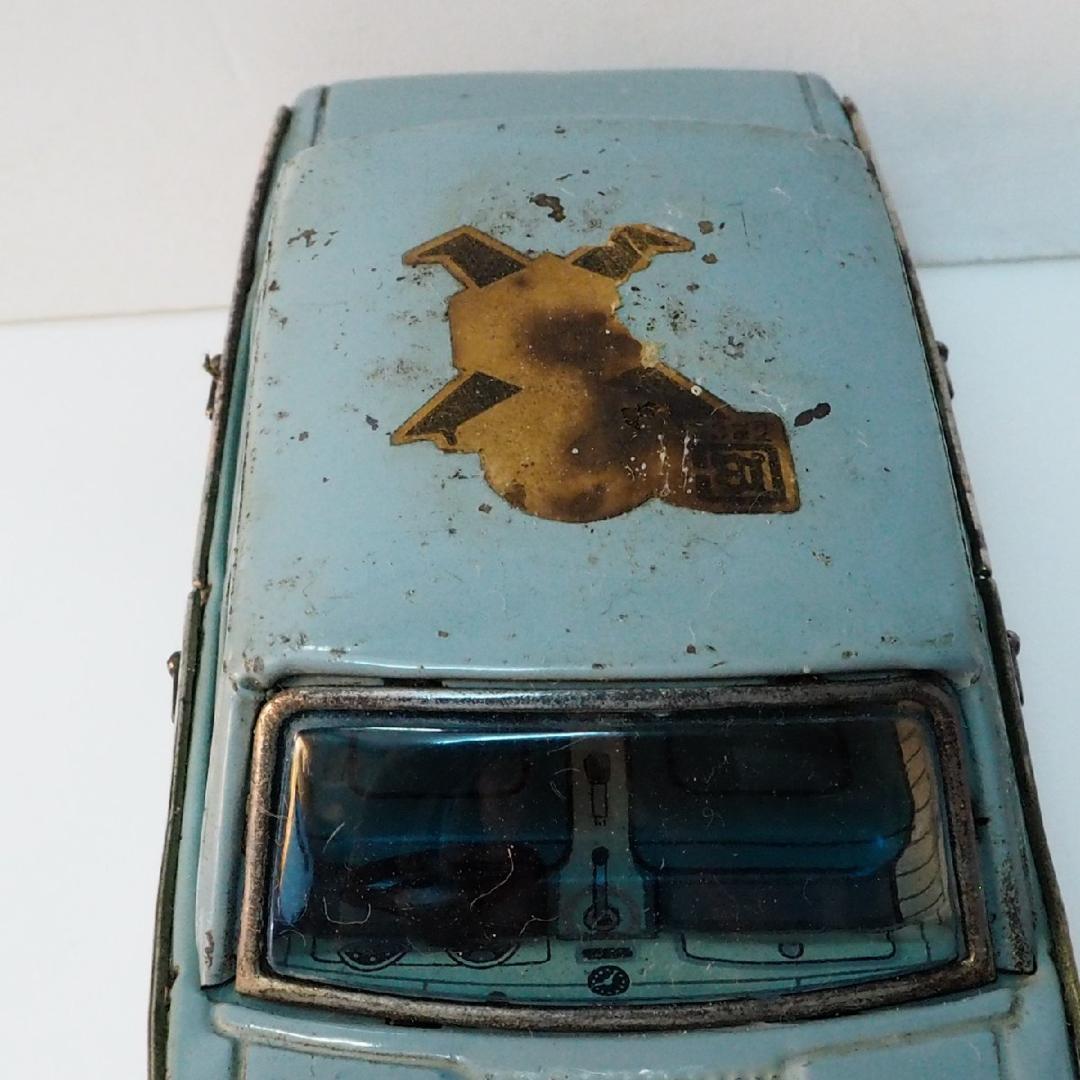 うおち　　萬代屋【イスズベレット1500デラックス水色ミラー欠】ブリキ箱無