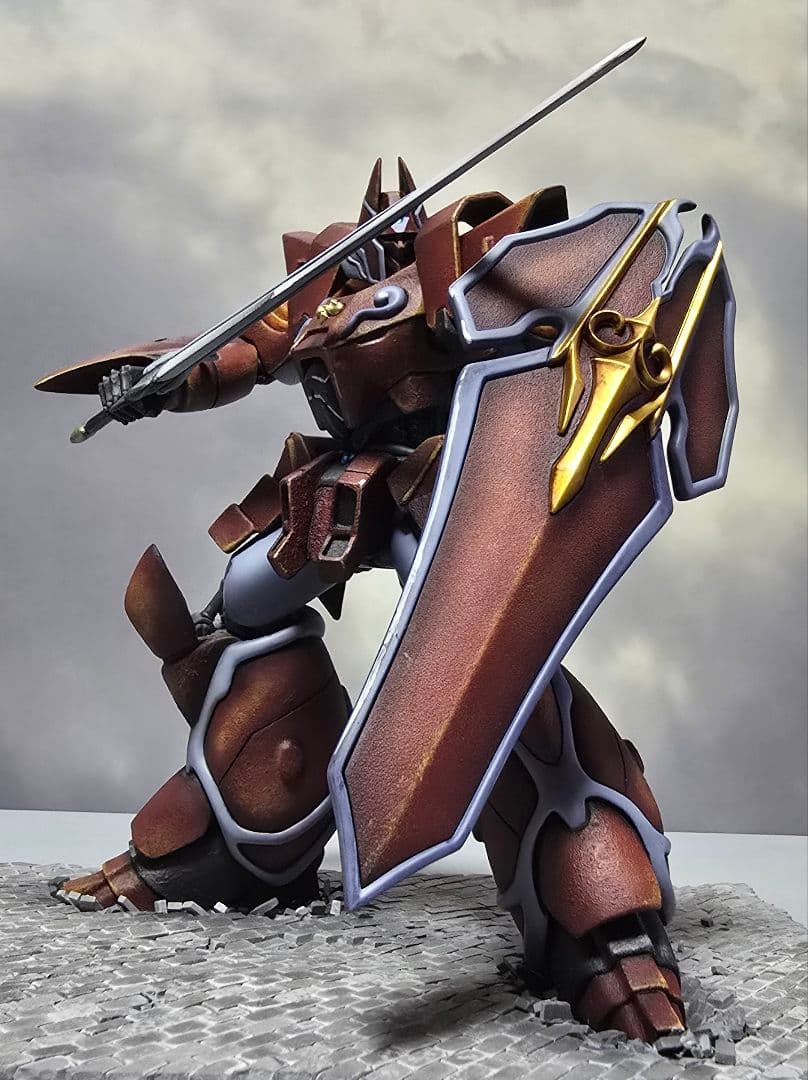 機甲界ガリアンPLAMAX鉄巨神　完成品ベース付き